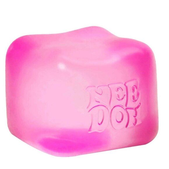 Nee Doh Nice Cube Pink Schylling Fidget Toy - Picture 2 of 3